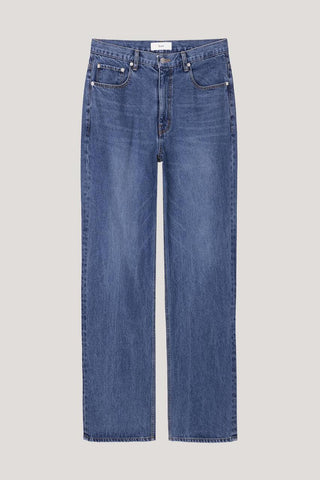 LOW RISE WIDE JEANS CLASSIC BLUE