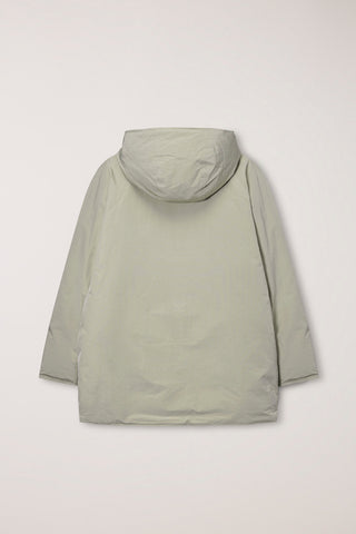 UNISEX GOOSE DOWN PARKA JACKET SOFT KHAKI