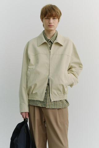 UNISEX COLLARED BLOUSON JACKET SEASALT GREY