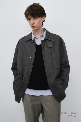 UNISEX CHORE JACKET SEPIA