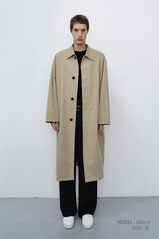 UNISEX REFINED MAC COAT BEIGE
