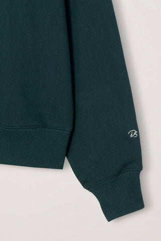 UNISEX PIXEL SWEATSHIRT DEEP GREEN