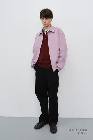STRAIGHT CHINO SLACKS BLACK