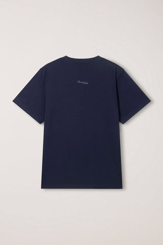 UNISEX VINTAGE ARCH LOGO T-SHIRT FRENCH NAVY