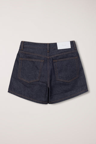 MINI DENIM SHORTS INDIGO BLUE