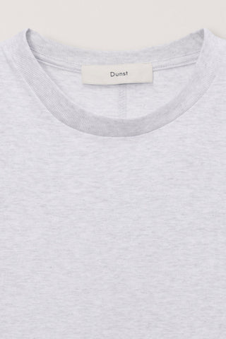 UNISEX LOOSE T-SHIRT LIGHT MELANGE GREY