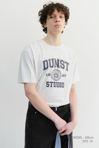 UNISEX CLASSIC LOGO T-SHIRT LIGHT MELANGE GREY