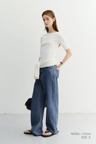 SUMMER STRAIGHT JEANS CLASSIC BLUE