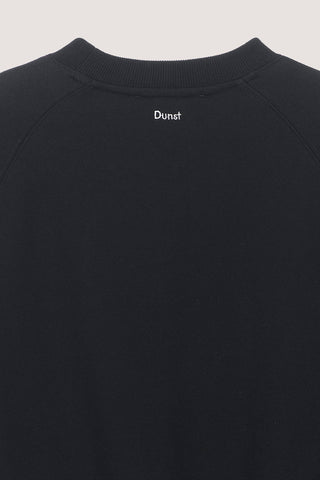 UNISEX DUNST LOGO CREASE SWEATSHIRT BLACK