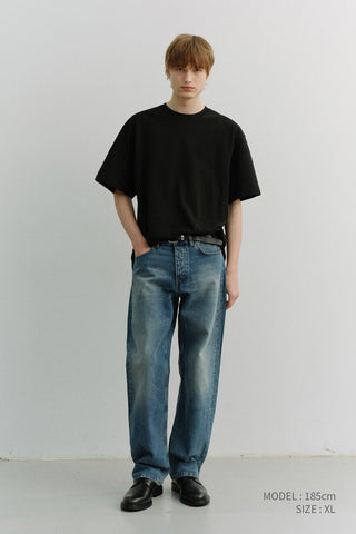 UNISEX LOOSE T-SHIRT BLACK