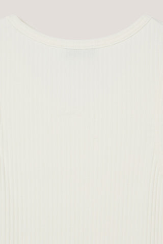 RELAXED SLEEVELESS TOP IVORY