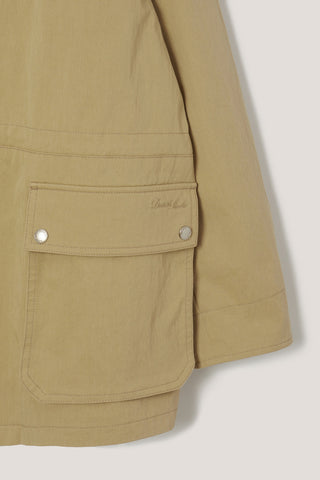 UNISEX COTTON CHORE JACKET BEIGE