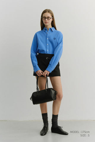 UNISEX CLASSIC BOYFRIEND SHIRT CERULEAN BLUE