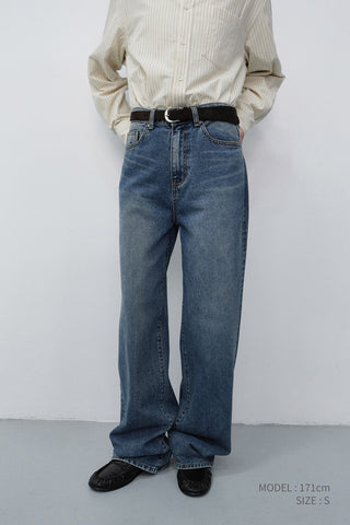 WIDE JEANS CLASSIC BLUE
