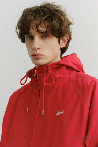 UNISEX LOGO WINDBREAKER RED