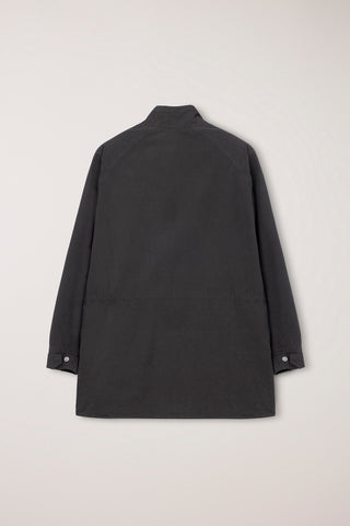 UNISEX MODERN FIELD JACKET WASHED CHARCOAL GREY