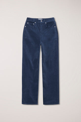 90S WIDE CORDUROY JEANS WASHED BLUE