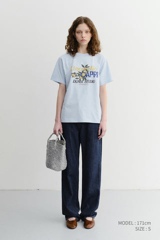 UNISEX LIMONCELLO T-SHIRT SOFT BLUE