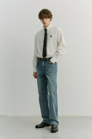 LOW RISE LOOSE JEANS CLASSIC BLUE