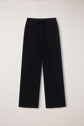 SUMMER WIDE JOGGER PANTS BLACK
