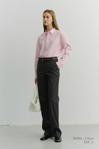 UNISEX SOFT POPLIN SHIRT SOFT PINK