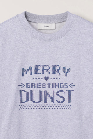 UNISEX PIXEL SWEATSHIRT MID MELANGE GREY