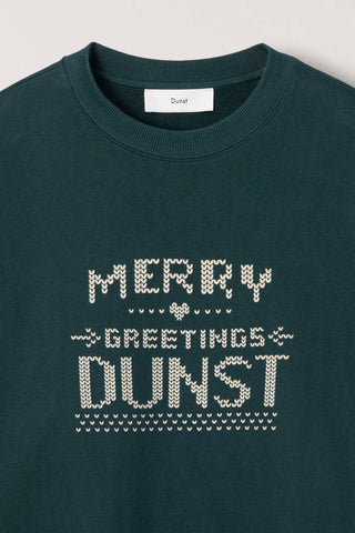 UNISEX PIXEL SWEATSHIRT DEEP GREEN