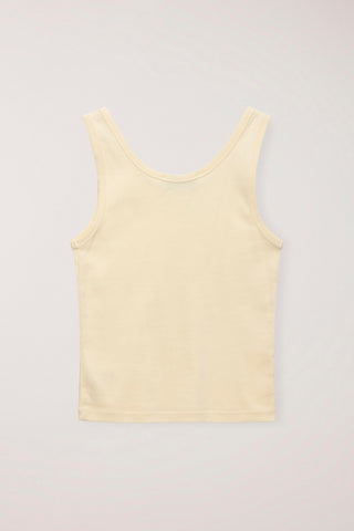 ESSENTIAL SLEEVELESS TOP BUTTER