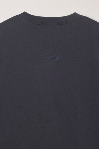 UNISEX VINTAGE ARCH LOGO T-SHIRT CHARCOAL GREY
