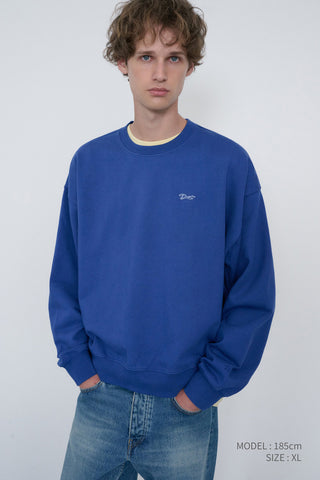 UNISEX GARMENT DYED SWEATSHIRT BLUE