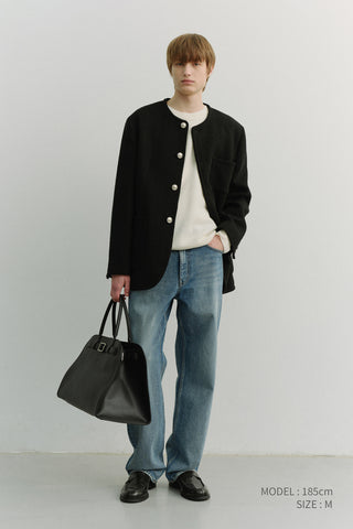 LOW RISE LOOSE JEANS CLASSIC BLUE