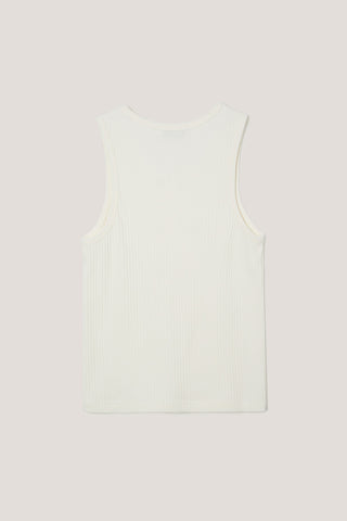 RELAXED SLEEVELESS TOP IVORY