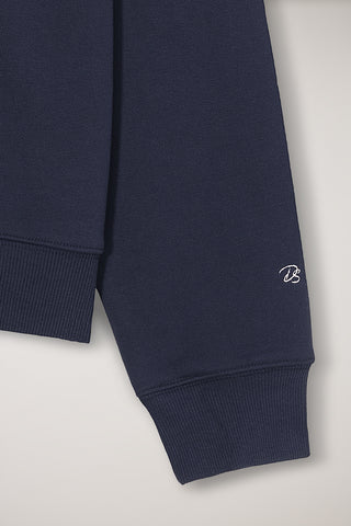 UNISEX VINYL SWEATSHIRT FRENCH NAVY
