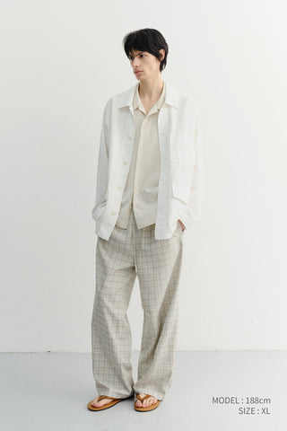 UNISEX CHORE JACKET WHITE