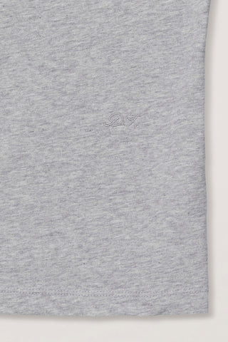ESSENTIAL CREW-NECK T-SHIRT MELANGE GREY