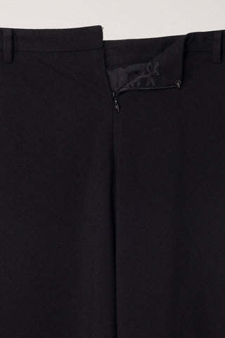 FLUID LONG SKIRT BLACK