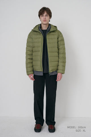 UNISEX LIGHT GOOSE DOWN JACKET OLIVE