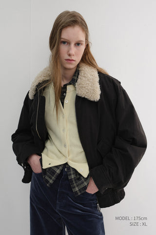 UNISEX FLIGHT PADDED JACKET BLACK