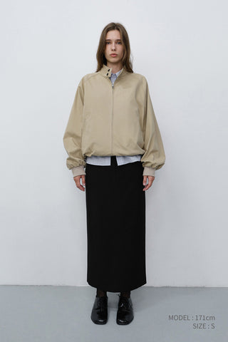 H-LINE LONG SKIRT BLACK