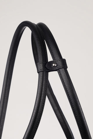 SOFT FRAME SHOULDER BAG BLACK
