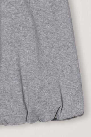 MINI VOLUMED SKIRT MELANGE GREY