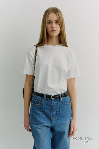 UNISEX LOOSE T-SHIRT WHITE