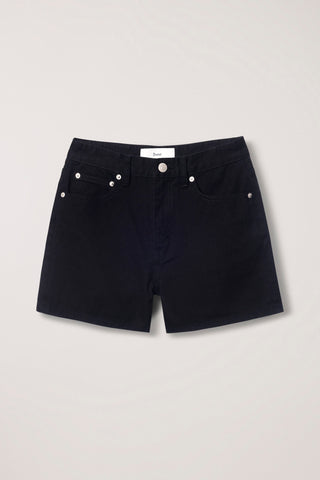 MINI DENIM SHORTS BLACK