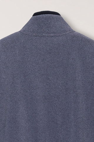 UNISEX ZIP-UP FLEECE SWEATSHIRT CHARCOAL GREY