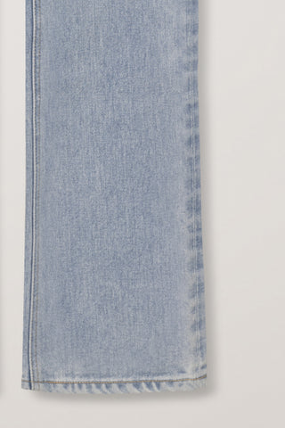 ESSENTIAL SEMI BOOT-CUT JEANS LIGHT BLUE