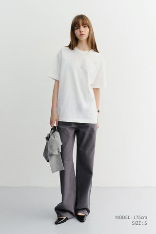 UNISEX ESSENTIAL LOOSE T-SHIRT OFF WHITE