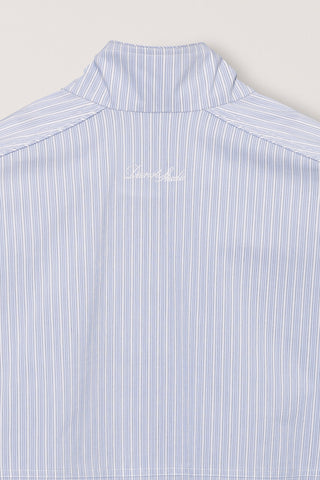 UNISEX SUMMER HARRINGTON JACKET SOFT BLUE STRIPE
