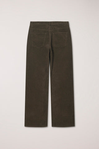 90S WIDE CORDUROY JEANS BROWN