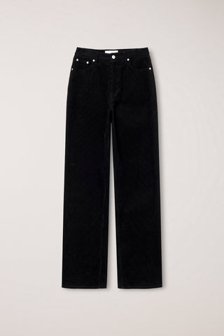 CORDUROY JEANS BLACK
