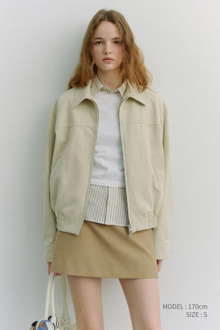 MICRO MINI SKIRT BEIGE